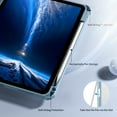 thumbnail image 6 of Kenke Case Compatible with iPad (A16) 11th Generation 11 inch 2025, iPad 10th Generation 10.9 Inch 2022 with Pencil Holder, Slim Protective Cover with Clear Back Shell, Auto Wake/Slee,Sky Blue, 6 of 9