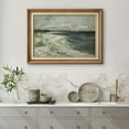 thumbnail image 2 of IDEA4WALL Premium Frame Wall Art Ocean Wave Beach Shore Landscape Print Impressionism Nature Wilderness Farmhouse Wall Decor Rustic Famous Fine Art for Bedroom, Office - 26"x36" Natural, 2 of 5