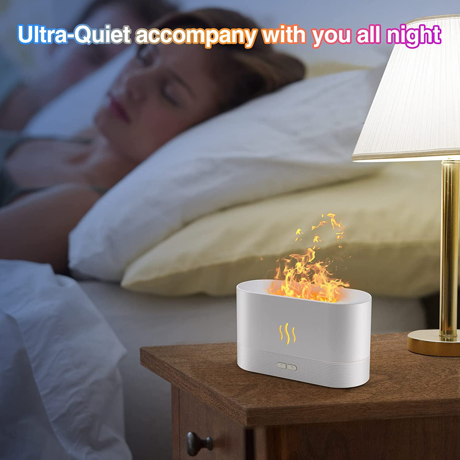 Dropship Flame Essential Oil Diffusers, Upgrade 7 Colour Lights  Aromatherapy Diffuser, Oil Diffuser, Air Humidifier, Aroma Diffusers For  Home, Bedroom, Office, Yoga, Timer & Waterless Auto Off 150ml to Sell  Online at