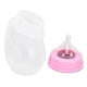 thumbnail image 2 of Biberón de alimentación para mascotas de 180 ml, biberón con tetina para alimentación de mascotas con cabeza torcida para bebés, gatos, perros, rosa, 2 of 9