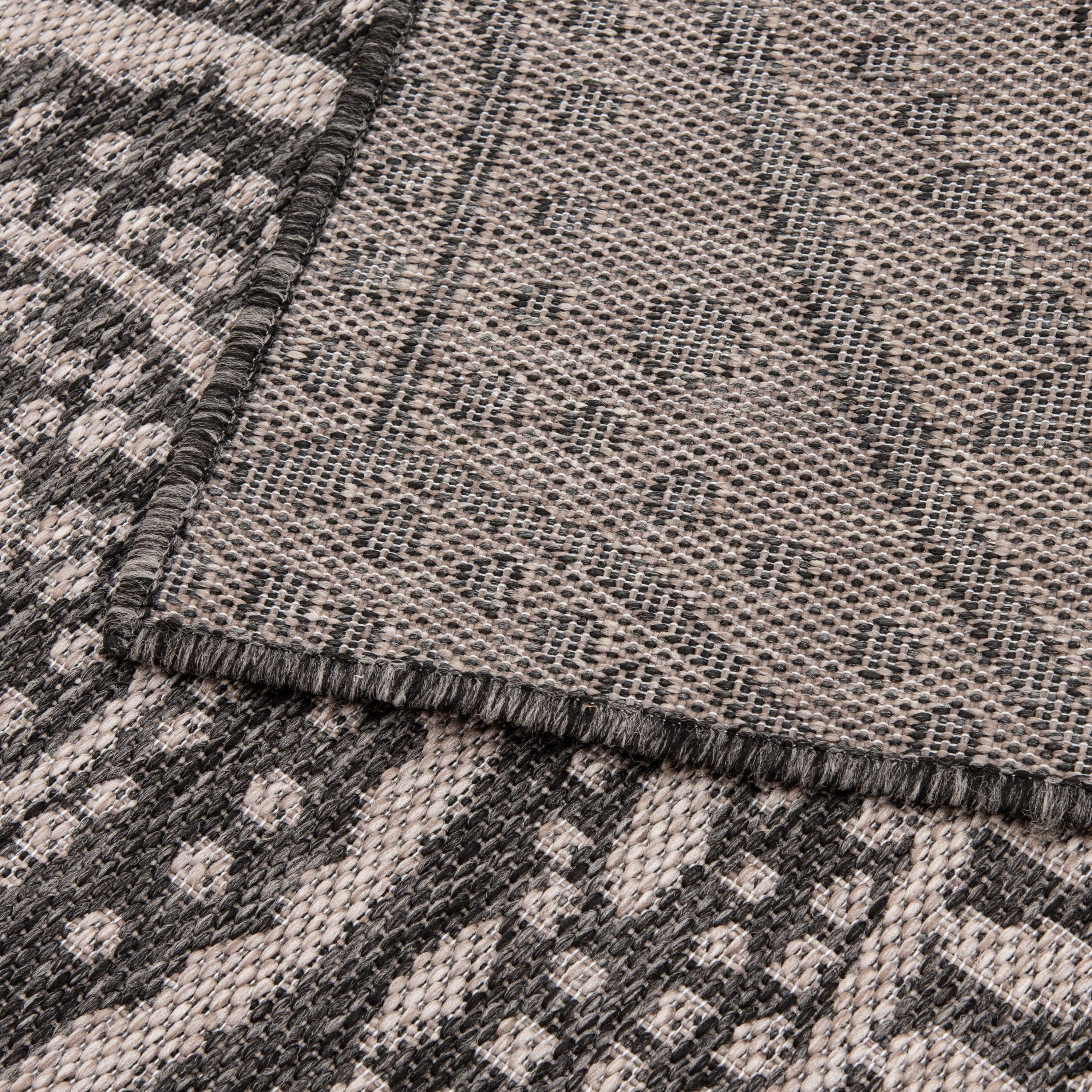 Mainstays 5'x7' Gray Global Medallion Outdoor Area Rug