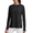 Black, variant on G4Free Lightbreeze Side Slits Workout Long Sleeve Shirts for Women - UPF 50+ Crewneck Tops with Thumbholes Loose Casual