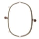 thumbnail image 4 of Arco de Cierre de Broche de Metal con Cabeza de de 24,5 Cm/9,64 Pulgadas para Bolso con Asa, Monedero Artesanal café perfecl Broche del beso del marco metálico, 4 of 8