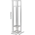 thumbnail image 4 of DYNAMI 3 Pieces Square Box Trusses,39.4in Square 7.9"x7.9" Silver Trussing Box Truss Trussing Segment Kit,Load 220.46 lbs,for Tent System DJ Lighting Temporary Portable Stage Indoor Outdoor Use, 4 of 9