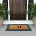 thumbnail image 3 of A1HC Natural Rubber & Coir 24x36 Monogrammed Doormat For Front Door, Anti-Shed Treated Durable Doormat for Outdoor Entrance, Heavy Duty, Low Profile, Easy to Clean, Long Lasting Front Porch Entry Rug, 3 of 7