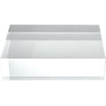 thumbnail image 3 of CiaoHER 2in Thickness Solid Acrylic Cube Display Block Clear Polished Pedestal Stand Riser Solid Base 2" x 6" x 8", 1 Pack, 3 of 7