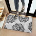 thumbnail image 2 of Bohemian Retro Floral Non-Slip Entryway Door Mat,Boho Indoor Decor Durable Low Plush Door Mat,Washable Welcome Rug for Patio Hallway Home Decor 16x24 Inches, 2 of 7