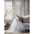 thumbnail image 4 of Sheer Curtains 72 Inches Long, Gray Brown Semi Sheer Curtains Light Filtering Window Treatment, Vintage Shabby Texture Making Old Privacy Voile Drapes for Living Room Bedroom 52x72 Inch, 4 of 7
