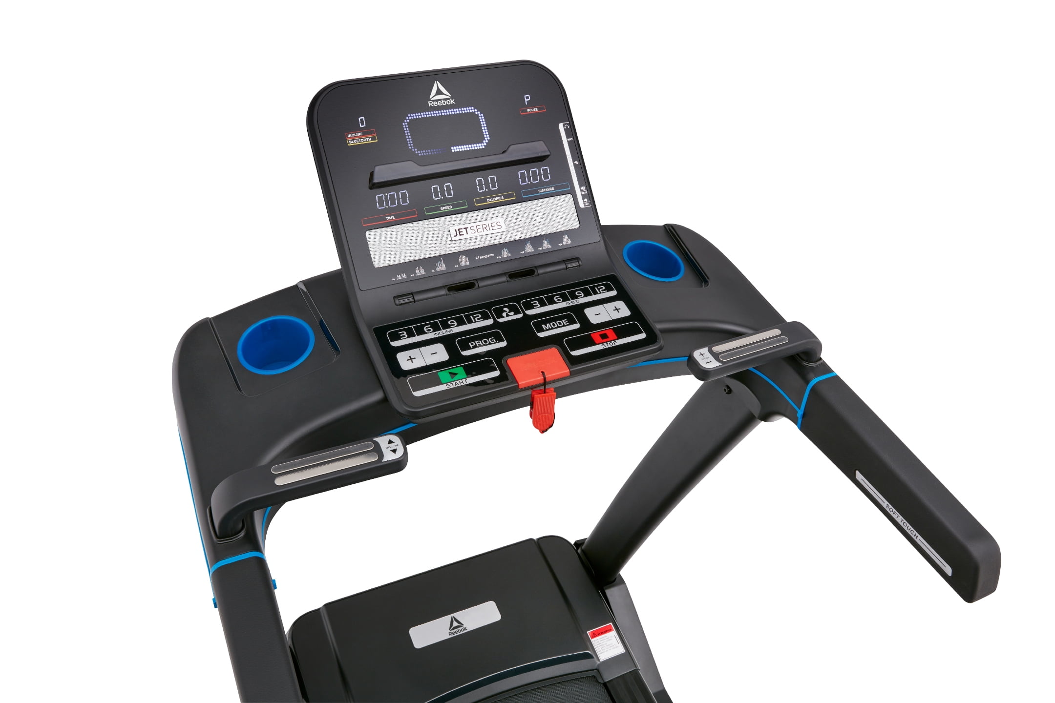 Reebok Jet 300 Series Treadmill with Incline Foldable Bluetooth Walking or Running 2.5 HP 12.4 MPH 308 lb. Capacity Walmart