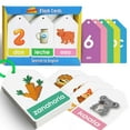 thumbnail image 1 of Tarjetas Flash bilingües en español e inglés para niños, 5 temas, alfabeto, Color, forma de número, primeras palabras, paquete de regalo de 84 tarjetas, 1 of 5