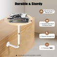 thumbnail image 4 of L-Type Coffee Table Wall Mounted Bar Table, Counter Table, Wrought Iron Kitchen & Dining Tables Sofa Side Table, Cocktail Drink Table 13.78*0.59inch, 4 of 16