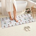 thumbnail image 4 of Ballet Princess Pattern Bathroom Rugs Mat,Non Slip Microfiber Bathroom Rug,Rubber Backing,Soft Bathroom Mats for Bathroom Floor,Tub and Shower,60x24in(150x60cm), 4 of 5