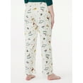 thumbnail image 3 of Joyspun Women's Print Flannel Sleep Pants, Sizes XS to 3X, 3 of 6
