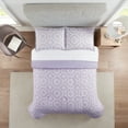 thumbnail image 2 of Serta Simply Clean Skyler Textured Geometric 3-Piece Comforter Set, King, 2 of 5