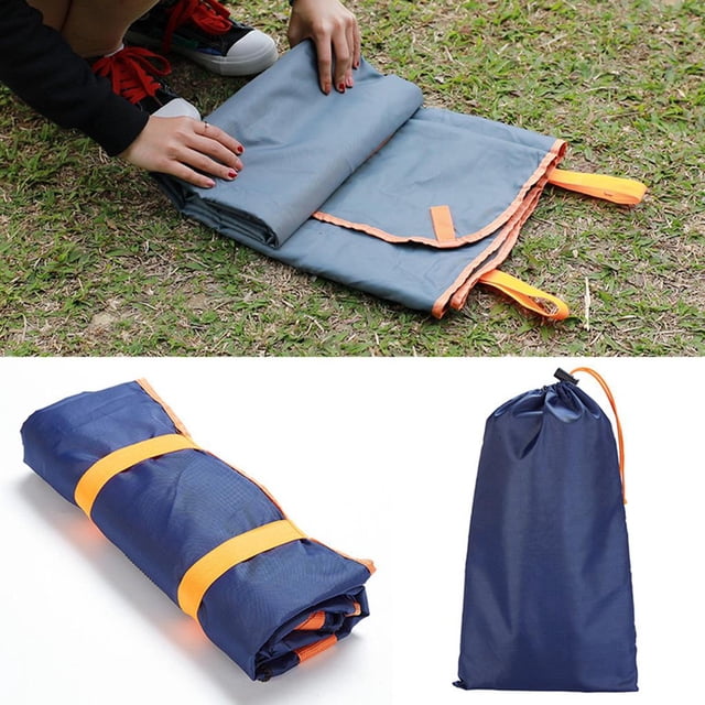 Manta de camping DYNWAVEMX portátil impermeable bolsa de transporte deportivo negro