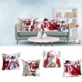 thumbnail image 1 of Fiudx Liquidación De Ofertas Flash Funda De Cojín Navideño, Decoración Navideña Interior, Navidad, Funda De Cojín, Copo De Nieve Navideño, Papá Noel, Cojín De Lino Decorativo Para El Hogar C, 1 of 1