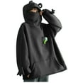 thumbnail image 2 of Women's Stitching Three-Dimensional Pocket Cute Design Pullover Sweatershirt, 2 of 9