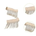 thumbnail image 6 of Segolike 1 Pair Latin Dance Arm Sleeves Competitions Shiny Comfortable Tassel Arm Sleeves Apricot Gold, 6 of 7