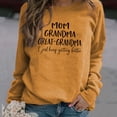 thumbnail image 5 of Women Crewneck Sweatshirt Funny Mom Grandma Great Letters Long Sleeve Casual Loose Pullover Top Mothers Day, 5 of 8