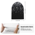 thumbnail image 2 of Yiaed Silver Glitter1 Print Winter Beanie for Men Women, Fleece Lined Beanie Soft Warm Knit Hat Ski Stocking Cuffed Ca, 2 of 6