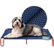 thumbnail image 1 of Cama Elevada para Perro Grande ESQUIMAL Azul Rojo con Malla Transpirable Ideal en Calor, 1 of 7