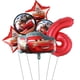 thumbnail image 3 of Juego de 6 a 8 globos de aluminio para fiestas de cumpleaños de Disney Cars para niños y niñas, suministros para fiestas de Lightning McQueen, 3 of 5