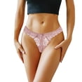 thumbnail image 2 of Velaura Cut Panties for Women Pack Vibrating Pantie's with Control Women's Briefs Women Panties Thongs Pack Cute Panties for Women Women 1 Piece Panties Floral Lace Bow Back Panty Transparent, 2 of 3