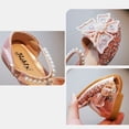 thumbnail image 4 of Kids Little Girls Sandals Size 1-9T Toddler Princess Sandals Wedding Party Shoes Sequins Glitter Sandals,Pink,Todlder-2 Years, 4 of 5