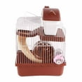 thumbnail image 1 of Cage pour Hamster à Étages, Cage pour Hamster à 2 Étages Cage pour Hamster Cage d'Habitat pour Hamster Finition de Luxe, 1 of 8
