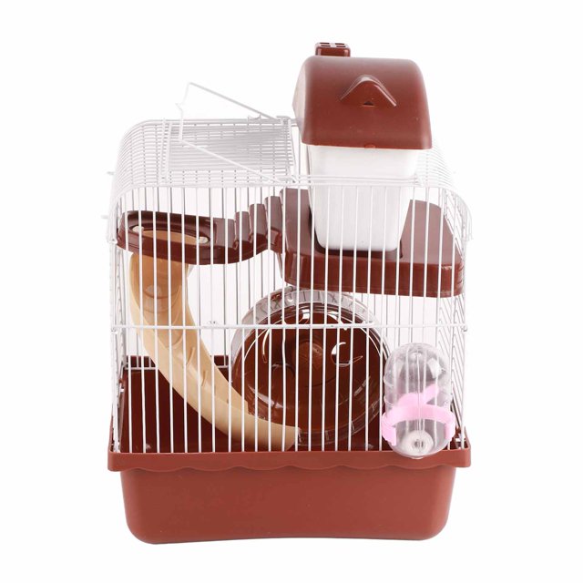 Cage pour Hamster à Étages, Cage pour Hamster à 2 Étages Cage pour Hamster Cage d'Habitat pour Hamster Finition de Luxe