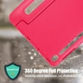 thumbnail image 5 of ELEHOLD Rugged Stand Case for Samsung Galaxy Tab S9 11 Inch 2023/Tab S8/Tab S7 Kids Friendly EVA Full Body Protective Handle Grip Kickstand Shockproof Case for Galaxy Tab S9/S8/S7, Rose, 5 of 7