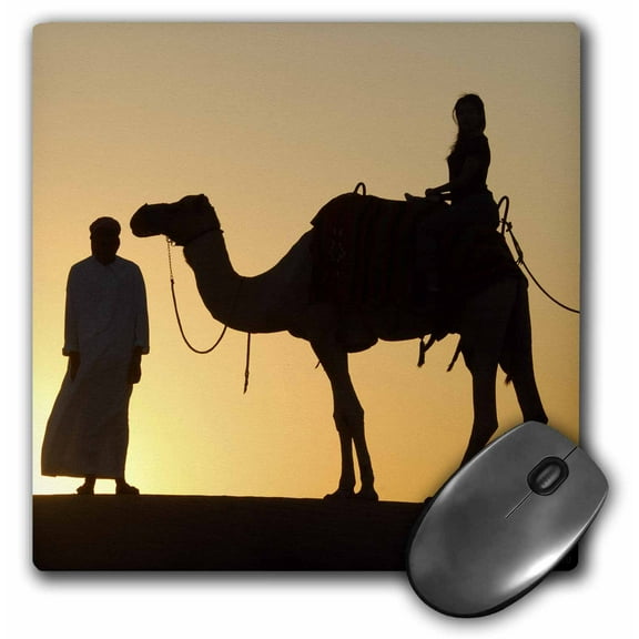3dRose, Desert Camels are a way of transportation,and are also used for racing at Dubai Camel Racecourse, MousePad
