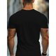 thumbnail image 3 of Camiseta gráfica retro de los años 80 para hombre: camiseta informal de cuello redondo y manga corta para verano y tiempo libre., 3 of 7