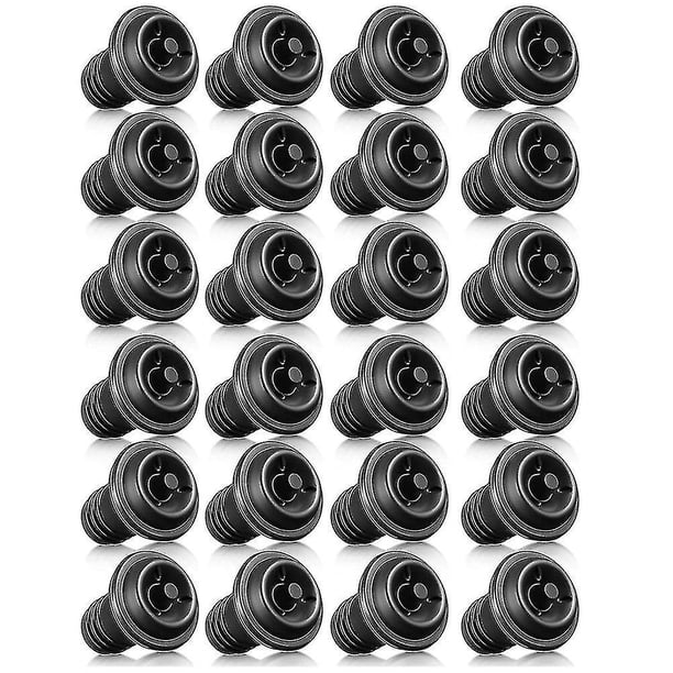 24 piezas tapón de vino resellable bomba de vino tapones de vacío tapón de vino al vacío ahorrador de vino reutilizable