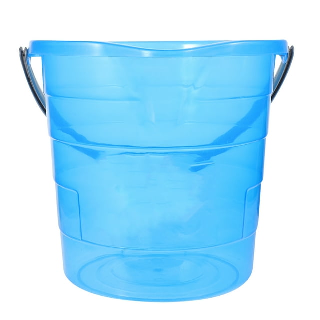 Milisten Plastic Water Bucket with Handle Portable Bucket Multipurpose Bucket for Home 12L