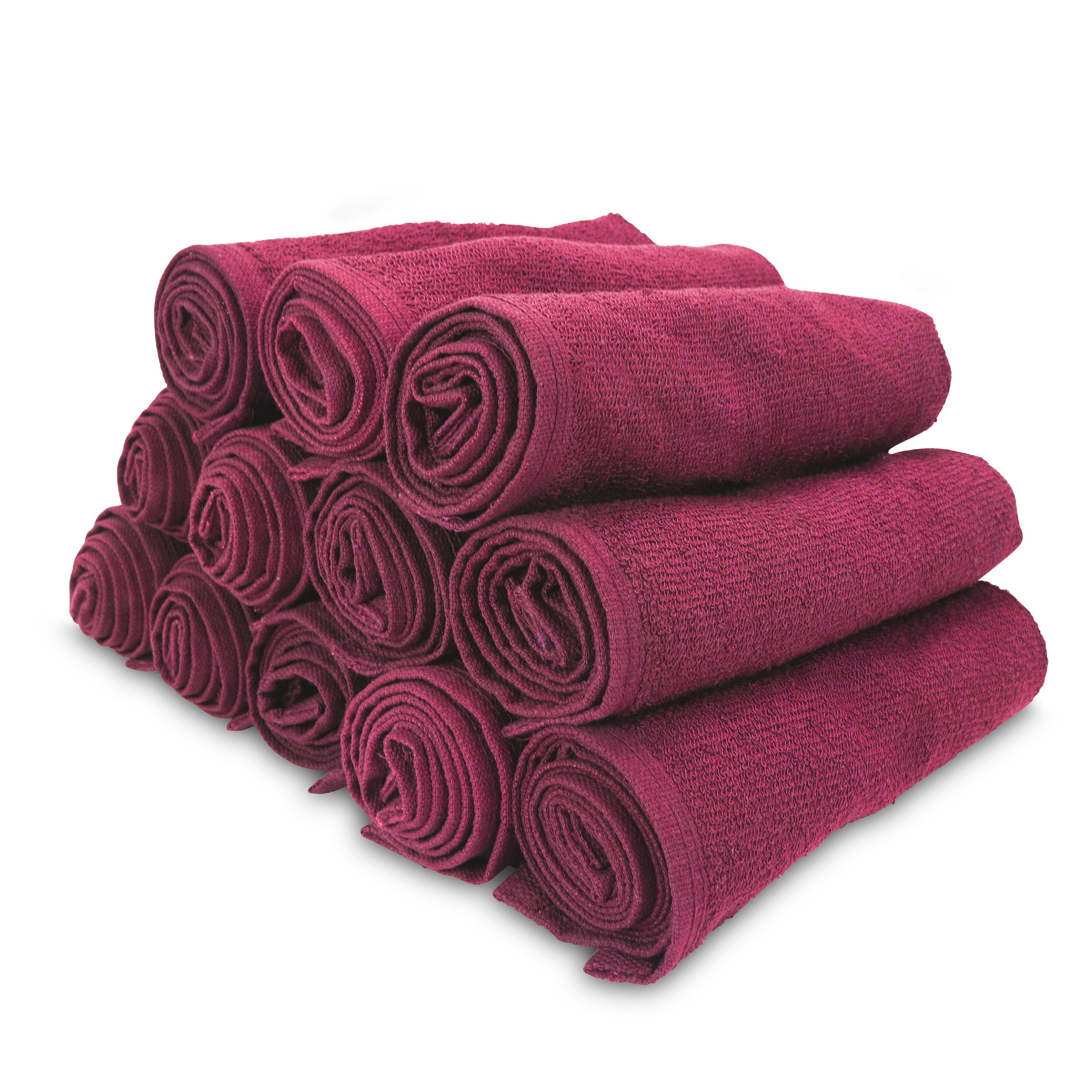 12 x Purple Luxury 100% Egyptian Cotton Hairdressing Towels Salon Beauty 50x85cm 