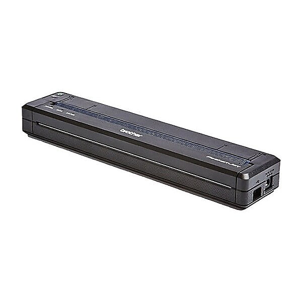 Brother PocketJet Monochrome Direct Thermal Mobile Printer, 300 dpi