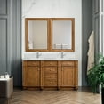 thumbnail image 2 of James Martin Vanities 157-V60D-BW-1WZ Bristol 60" Double Basin Walnut Wood Vanity Set -, 2 of 3
