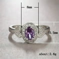 thumbnail image 3 of K-KED Fashion 925 Silver Ring Women Delicate Jewelry Cubic Zircon Wedding Ring Sz 6-10-Style_25-10, 3 of 6
