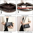thumbnail image 4 of Women's Small Shoulder Bag Mini Purse PU Leather Classic Ladies Crossbody Clutch Purses 90s Y2k HandBags with Zipper Closure, 4 of 6