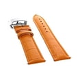 thumbnail image 2 of 20MM LEATHER WATCH BAND STRAP FOR TUDOR DATEJUST DEPLOYMENT BUCKLE ORANGE, 2 of 2