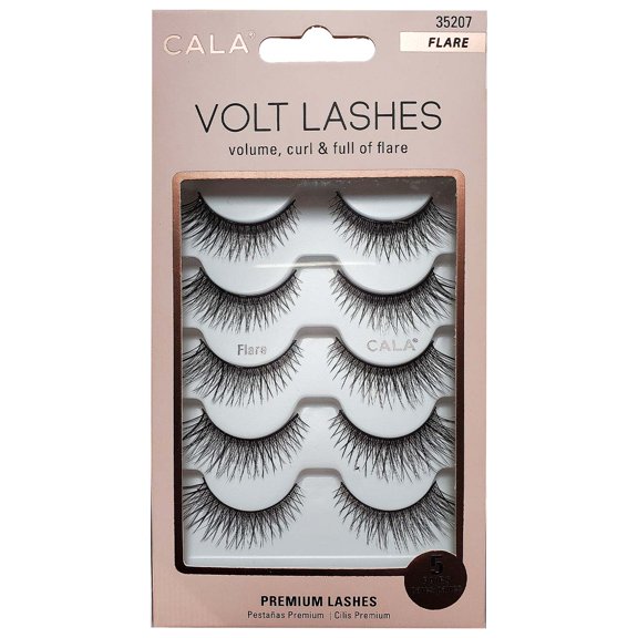 Cala Faux Mink Volt Lashes - 5 Pair Packs - Flare 35207