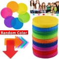 thumbnail image 4 of 30Pcs Floor Game Dot Circles Distancing Social Carpet Markers Colorful Carpet Spot Markers Sit Sitting Sticker STARS, 4 of 8