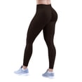 thumbnail image 5 of Pantalones de yoga de cintura alta para mujer: leggings de nailon y spandex que realzan los glúteos, corte ajustado para fitness/ocio, tallas S-XL, 5 of 5