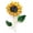 A, variant on Yellow Flower Rhinestone Sunflower Brooch Enamel Crystal Plant Pin Charm Sun Flower Coat Brooch for Women