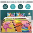 thumbnail image 5 of The Backyardigans 3-Piece Bedding Set 86"x70" Bed Sheets Duvet Cover Pillowcases Pillow Shams Quilts Covers Adult Kids, 5 of 8