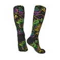 thumbnail image 4 of Easygdp Mardi Gras Surface Fashionable Adult Sockings&Sports Sockings&Breathable Sockings, Non-Pilling,Contrasting Color Design, 4 of 9
