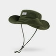 thumbnail image 3 of Hfnxid Mens Hats,Men's Women's Same Style Solid Color Fashion Sun Hat Fisherman Hat Beach, 3 of 3