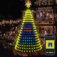 thumbnail image 4 of Luces de árbol de Navidad inteligentes con sincronización de música y aplicación, impermeables, para interiores y exteriores, decoración navideña, iluminación ambiental, 4 of 5