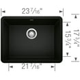 thumbnail image 7 of BLANCO PRECIS 24" Single Undermount - White, 7 of 7